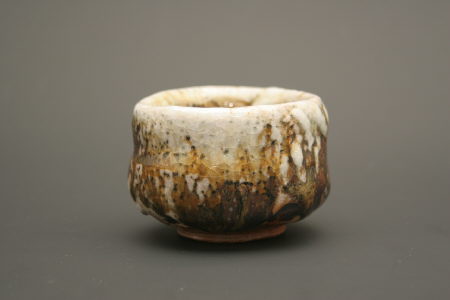 月形那比古　鬼志野小壺・志野湯呑５客　６点一括　鬼志野宗家　/新潟・岐阜 Yahoo!オークション -「月形那比古」(日本の陶磁) (陶芸)の落札相場